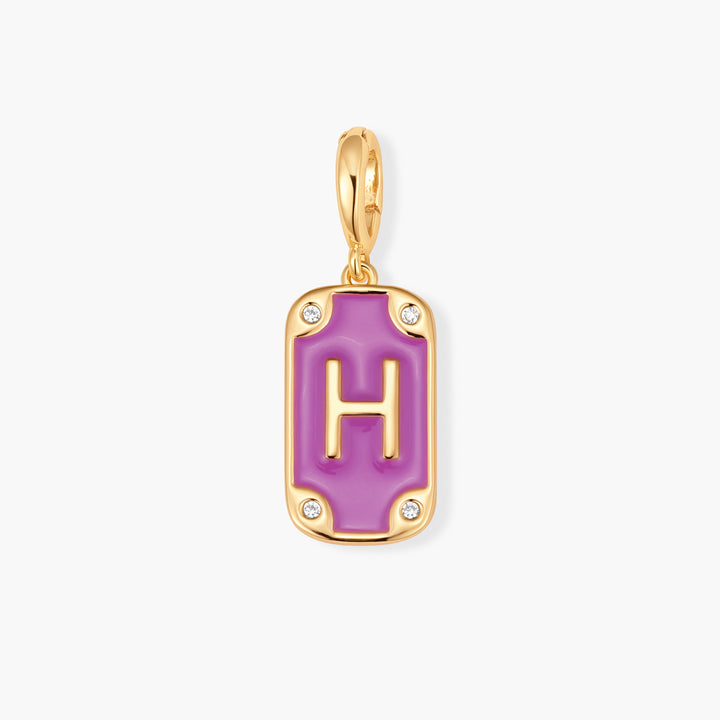 Bay Initial Tag Charm