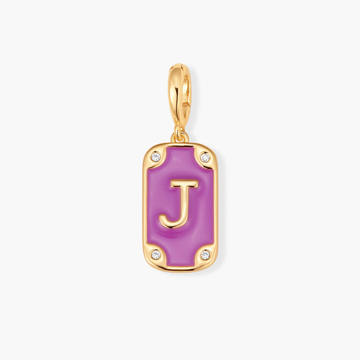 Bay Initial Tag Charm