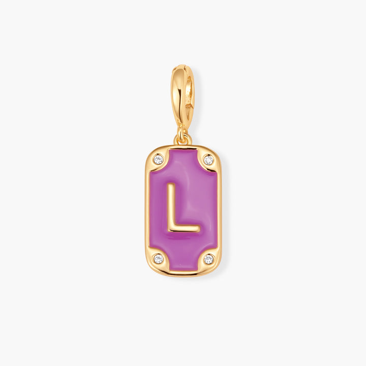 Bay Initial Tag Charm