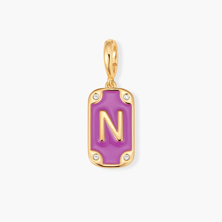 Bay Initial Tag Charm