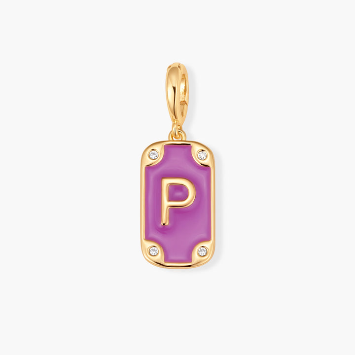 Bay Initial Tag Charm