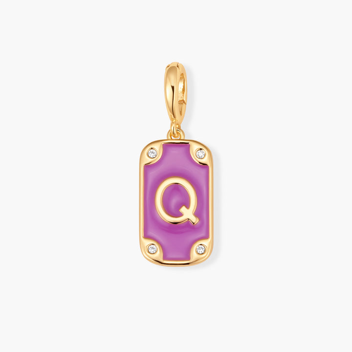 Bay Initial Tag Charm
