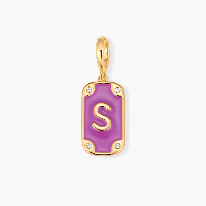 Bay Initial Tag Charm