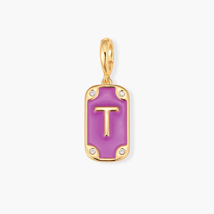 Bay Initial Tag Charm
