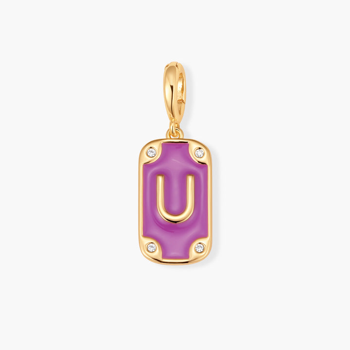 Bay Initial Tag Charm
