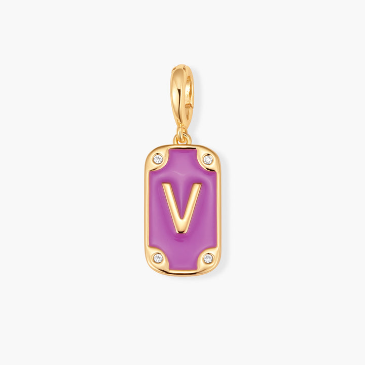 Bay Initial Tag Charm