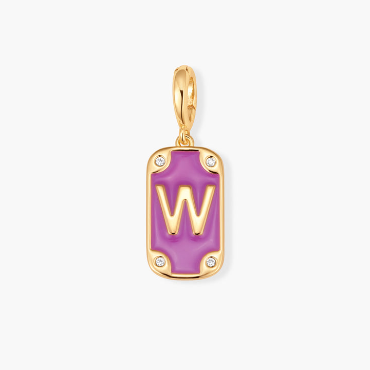 Bay Initial Tag Charm