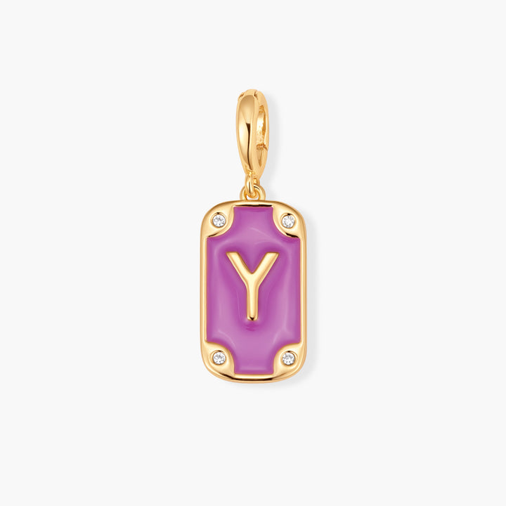 Bay Initial Tag Charm