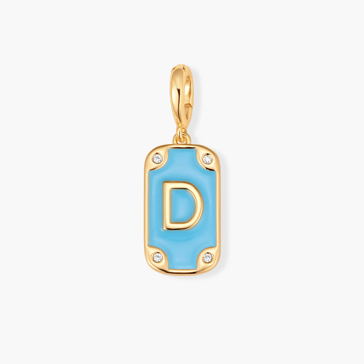 Bay Initial Tag Charm