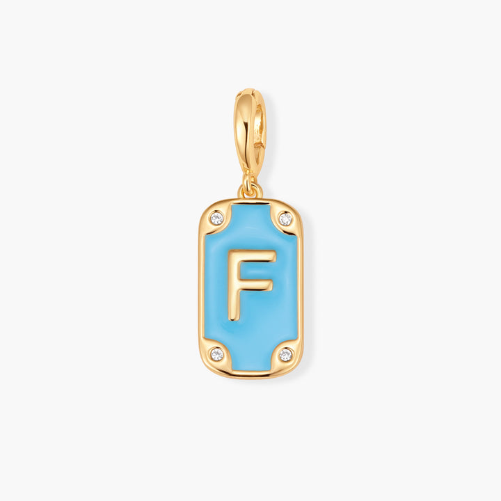 Bay Initial Tag Charm