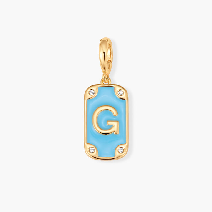 Bay Initial Tag Charm