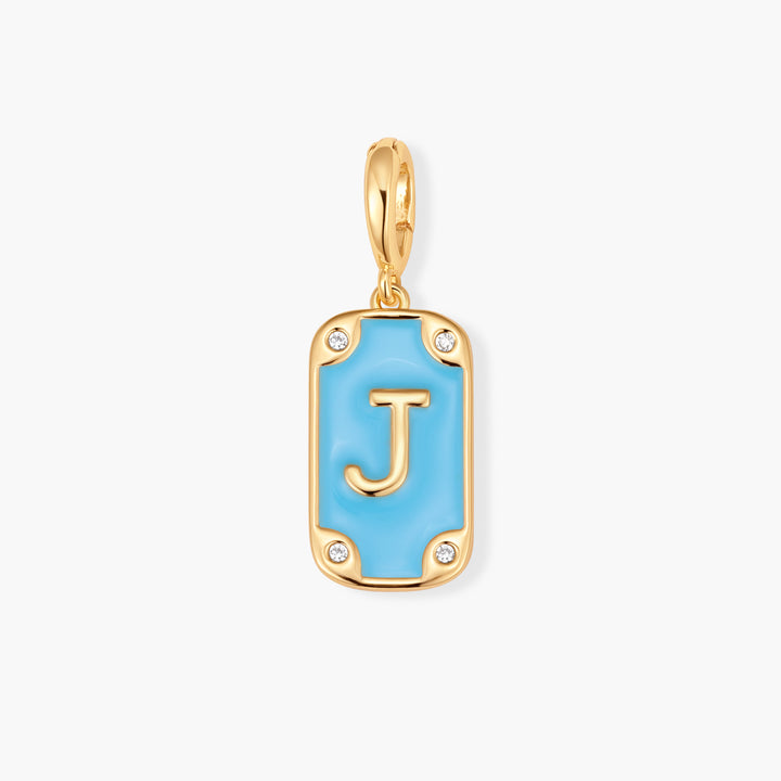 Bay Initial Tag Charm