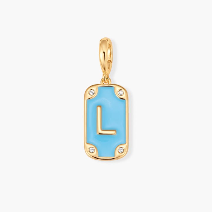 Bay Initial Tag Charm