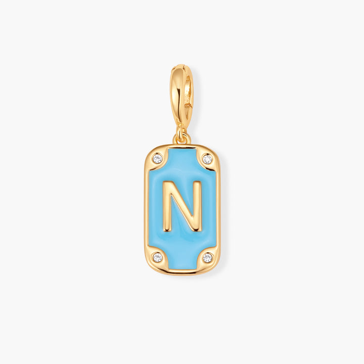 Bay Initial Tag Charm