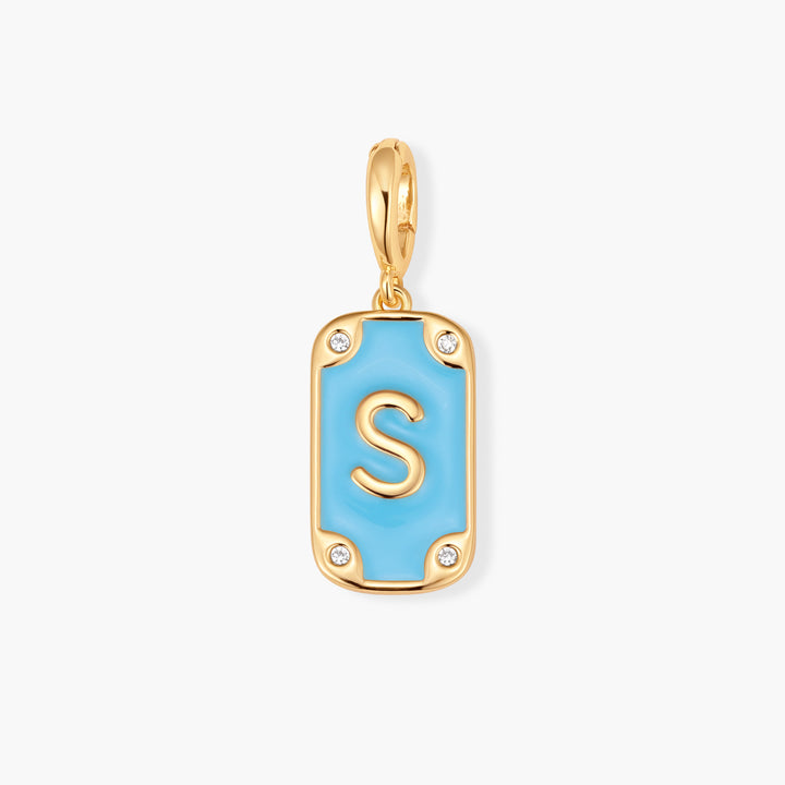 Bay Initial Tag Charm