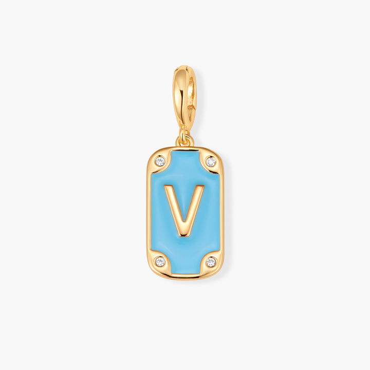 Bay Initial Tag Charm