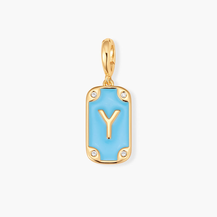 Bay Initial Tag Charm