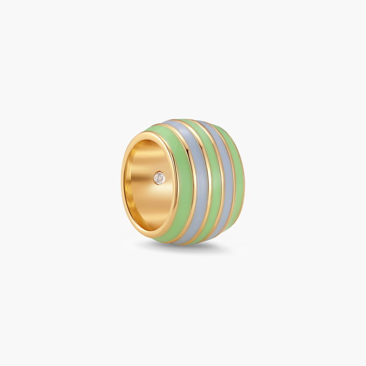 Gaby Enamel Stripe Bead