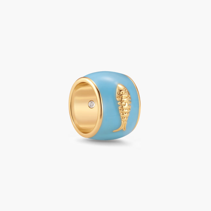 Gaby Fish Enamel Bead