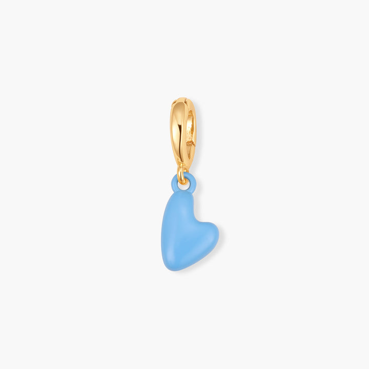 Effie Mini Enamel Heart Birthstone Charm