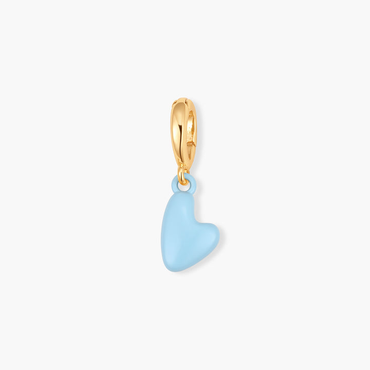 Effie Mini Enamel Heart Birthstone Charm