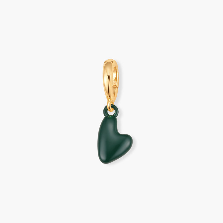 Effie Mini Enamel Heart Birthstone Charm