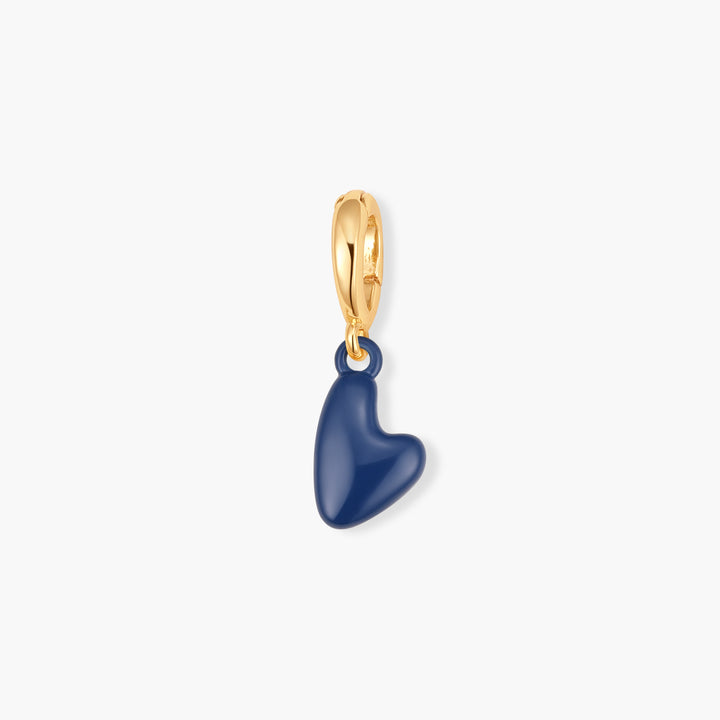 Effie Mini Enamel Heart Birthstone Charm