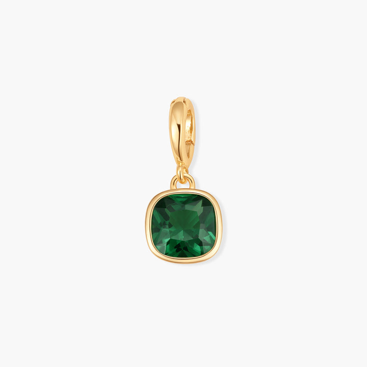 Sadie Square Bezel Birthstone Charm