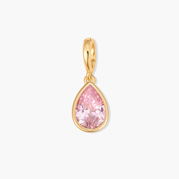 Sadie Teardrop Bezel Birthstone Charm