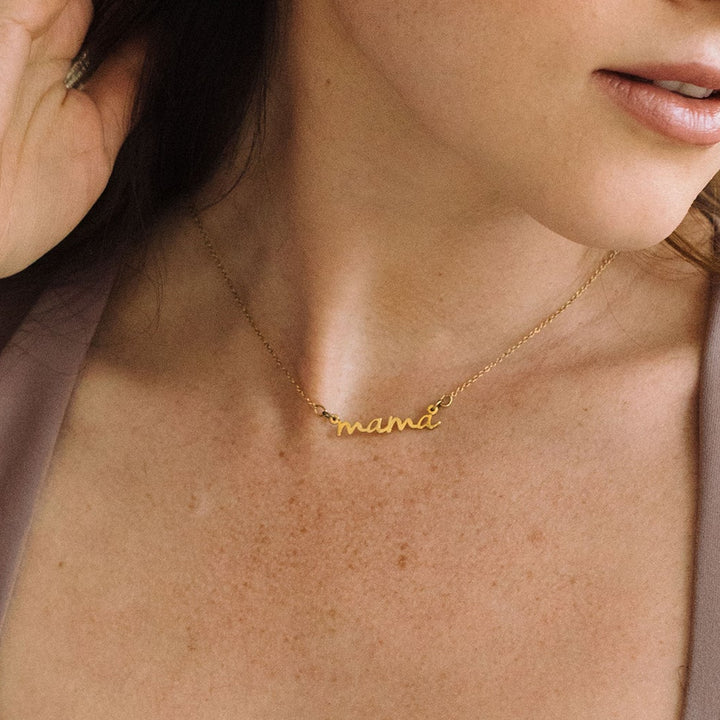 Nella Mini Nameplate Choker