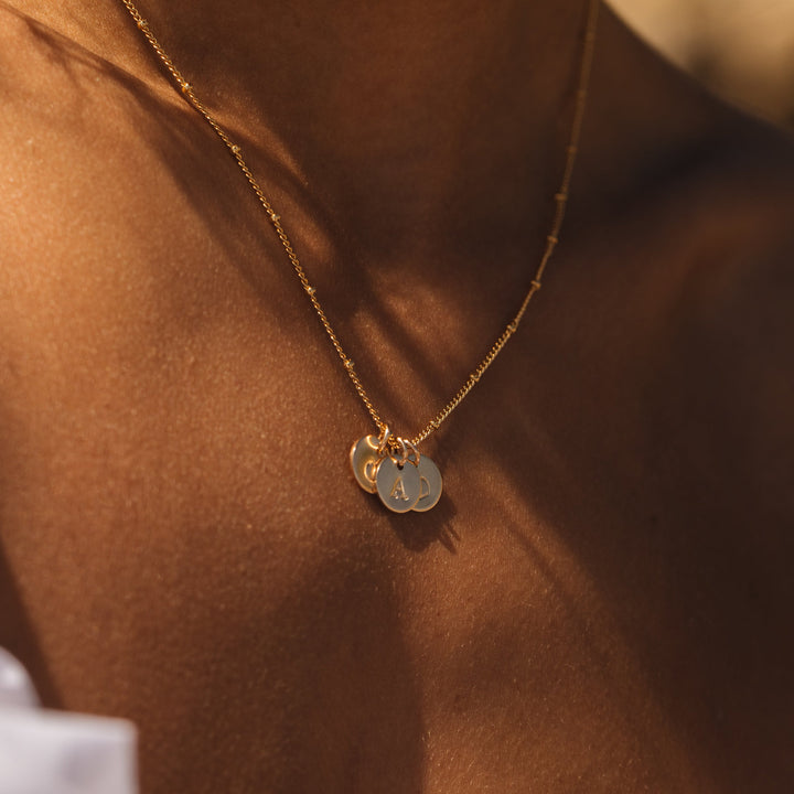 Madeline Three Initial Pendant