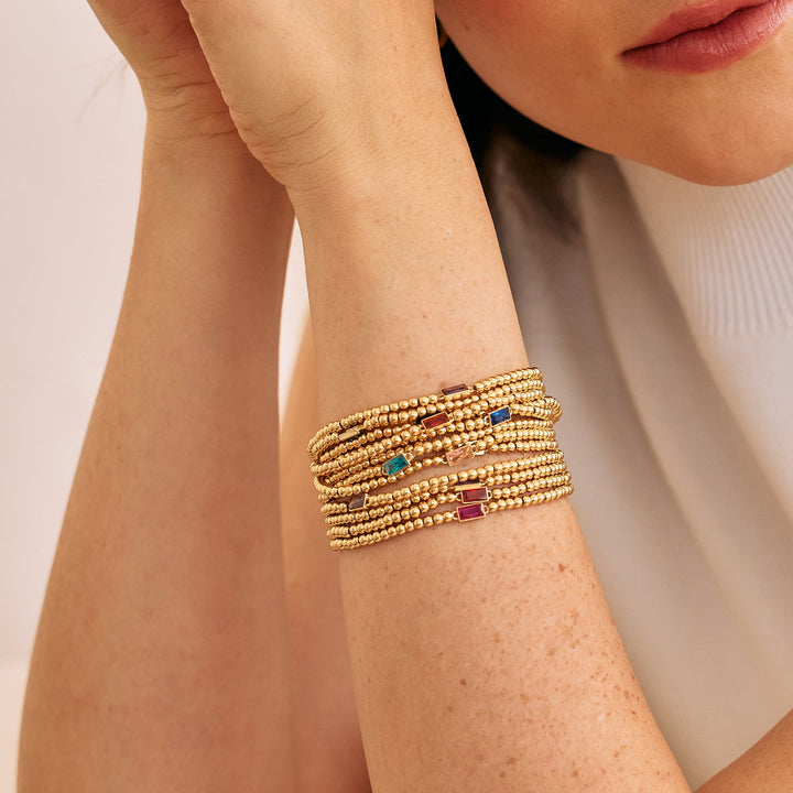 Kylie Four Birthstone Bracelet