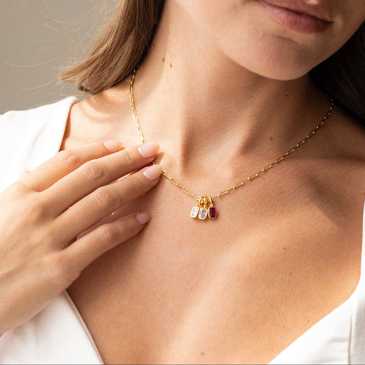 Mackenzie Stacking Birthstone Necklace