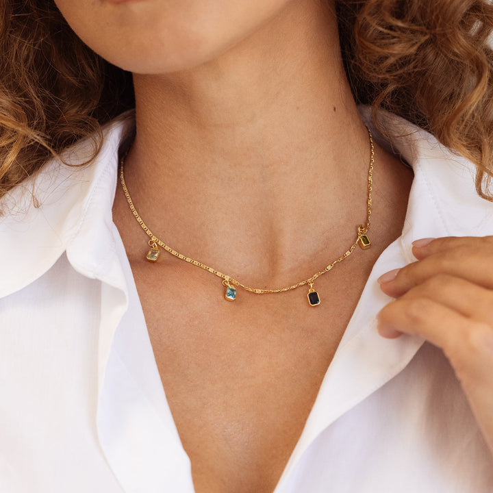 Elizabeth Birthstone Necklace
