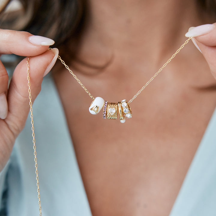 Gaby Crystal Heart Bead