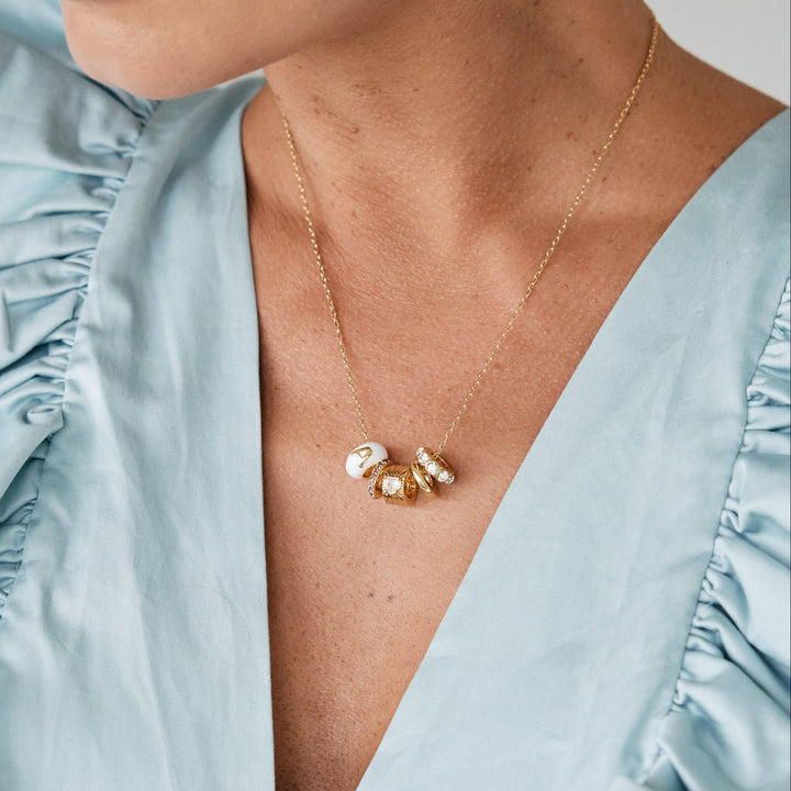 Gaby Crystal Heart Bead