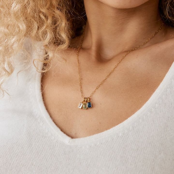 Mackenzie Three Birthstone Necklace