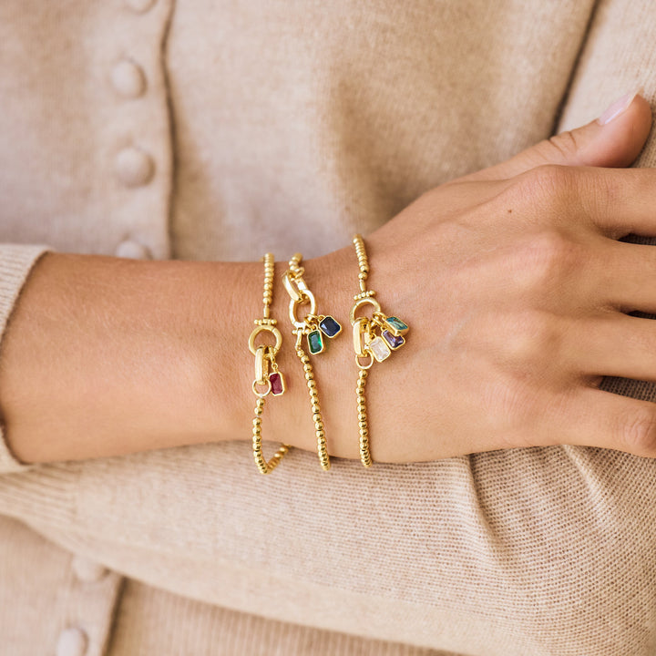 Mackenzie Two Birthstone Bracelet
