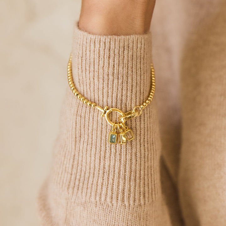 Mackenzie Three Birthstone Bracelet