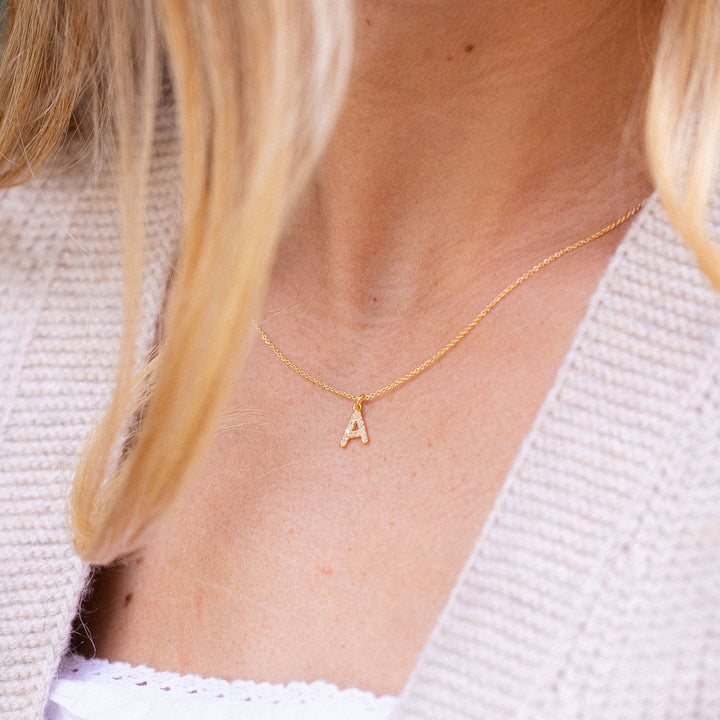 Blaire Diamond Initial Pendant