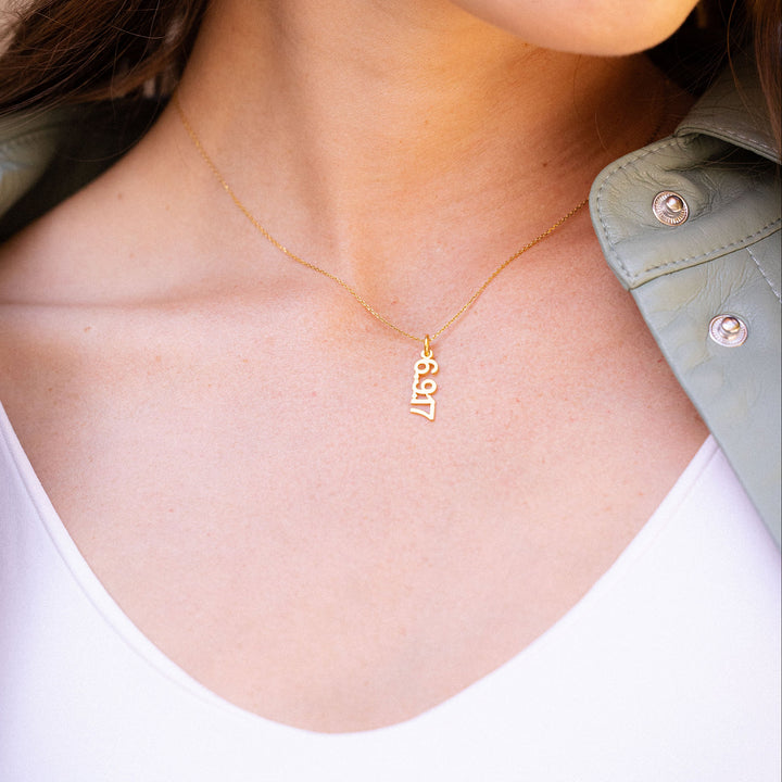 Rhodes Date Necklace