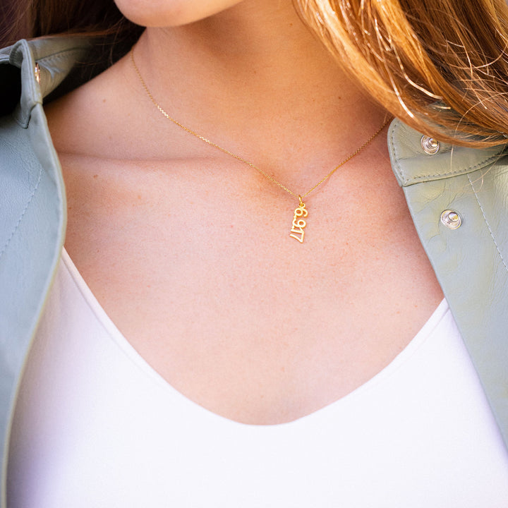 Rhodes Date Necklace