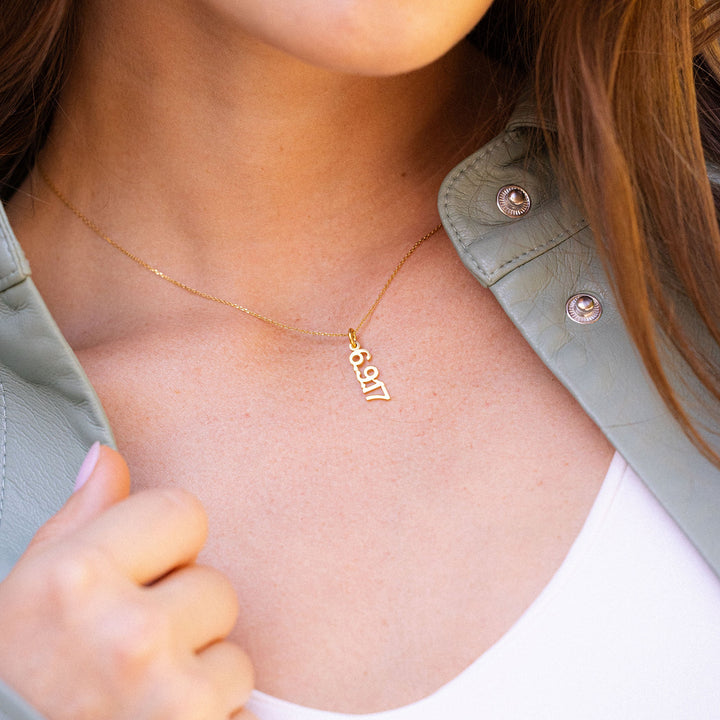 Rhodes Date Necklace