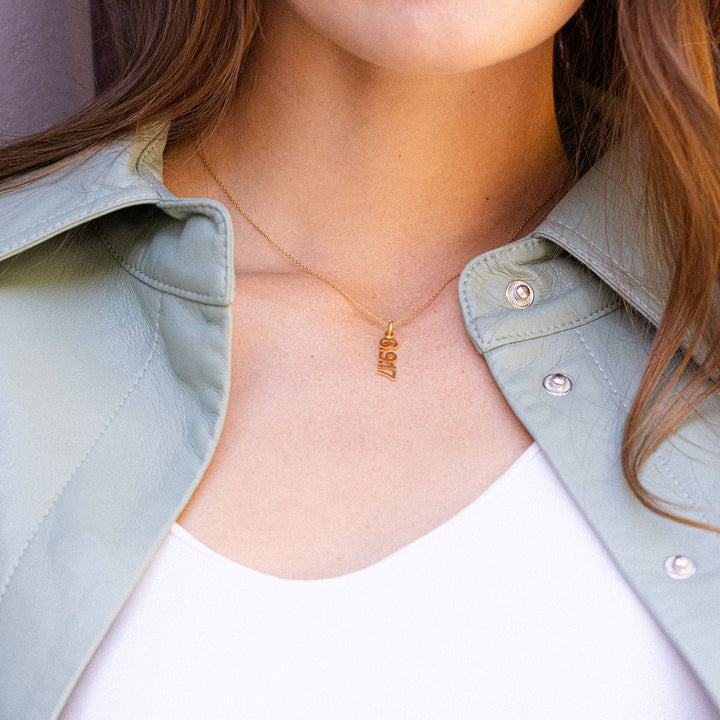 Rhodes Date Necklace