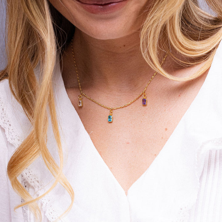 Elizabeth Birthstone Necklace