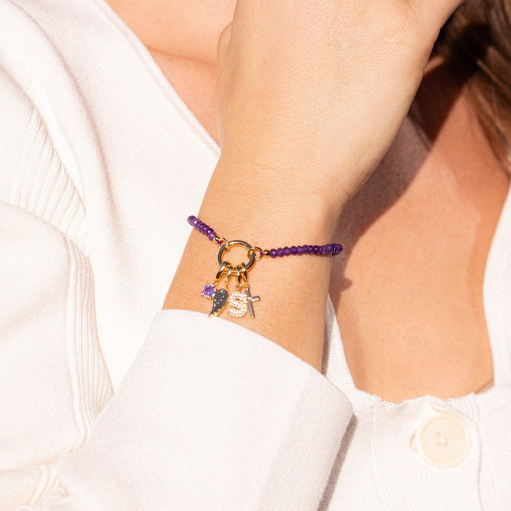 Build Your Own Natalie Birthstone Charm Bracelet