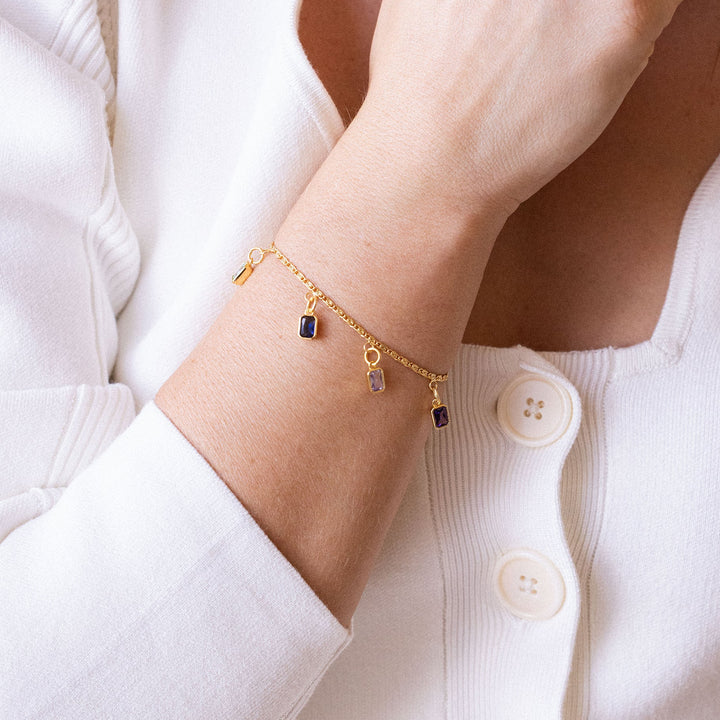 Elizabeth Birthstone Bracelet