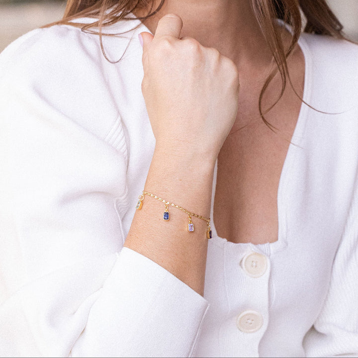 Elizabeth Birthstone Bracelet
