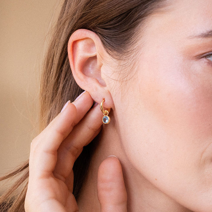 Matilda Birthstone Hoops