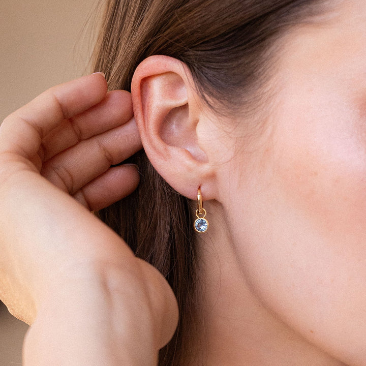 Matilda Birthstone Hoops